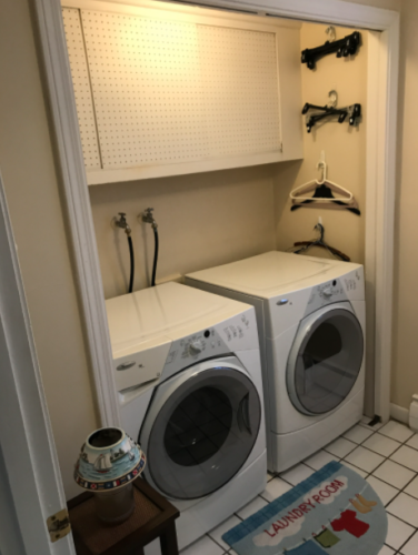 Laundry room & 1st floor bathroom