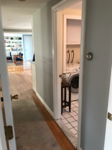 Laundry room & 1st floor bathroom