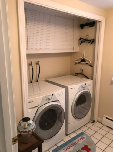 Laundry room & 1st floor bathroom