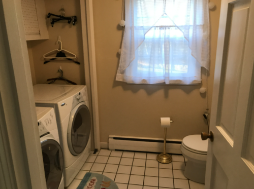 Laundry room & 1st floor bathroom